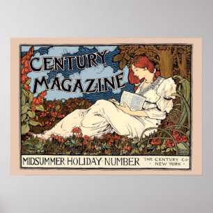 Art Nouveau-Plakat aus der viktorianischen Ära von Poster