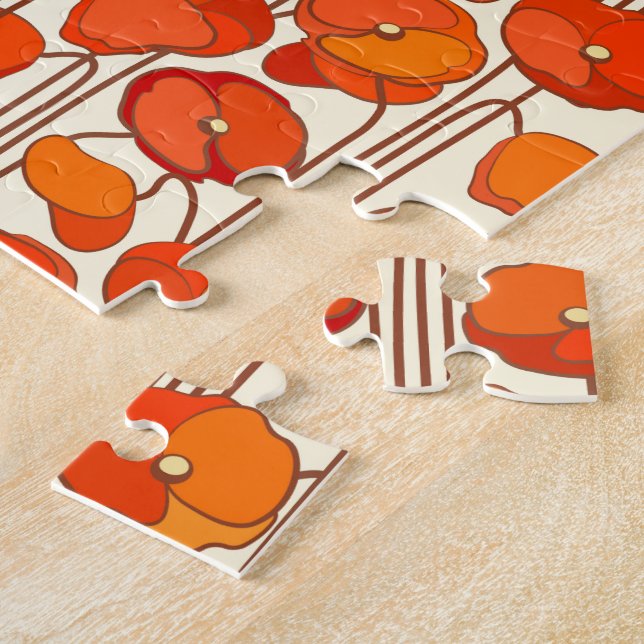 Art Nouveau Poppies Jigsaw Puzzle (Seite)