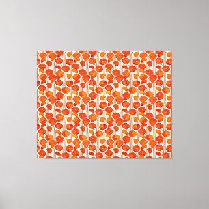 Art Nouveau Poppies Leinwanddruck