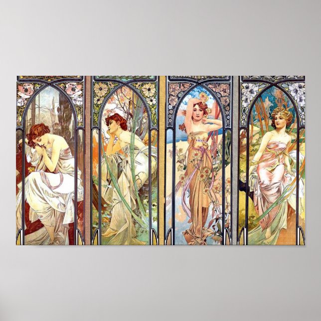 Art Nouveau Poster (Vorne)