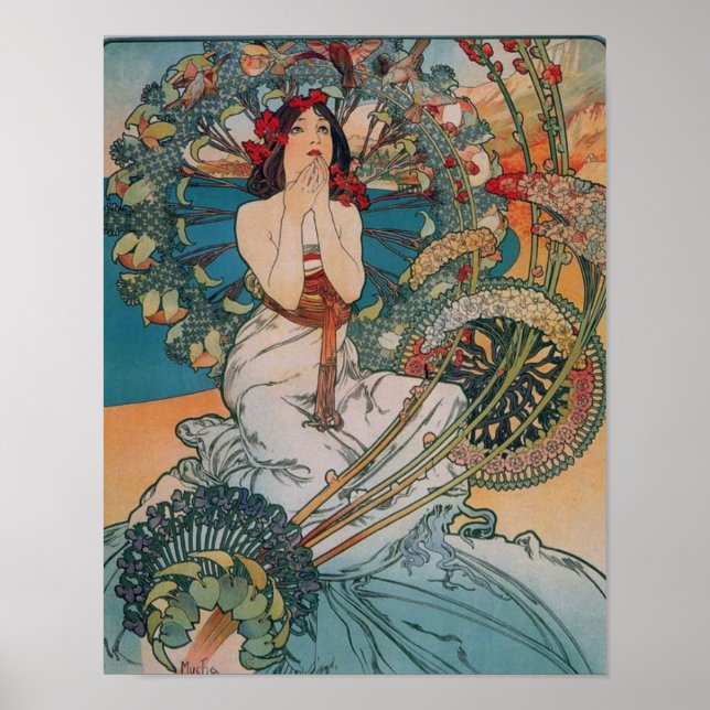 Art Nouveau Poster (Vorne)