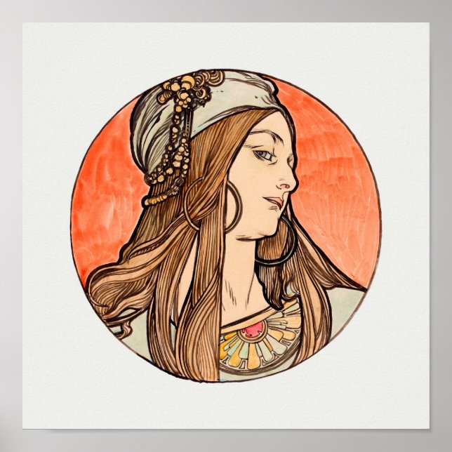 Art Nouveau Poster (Vorne)