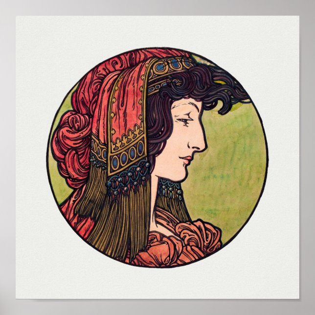 Art Nouveau Poster (Vorne)