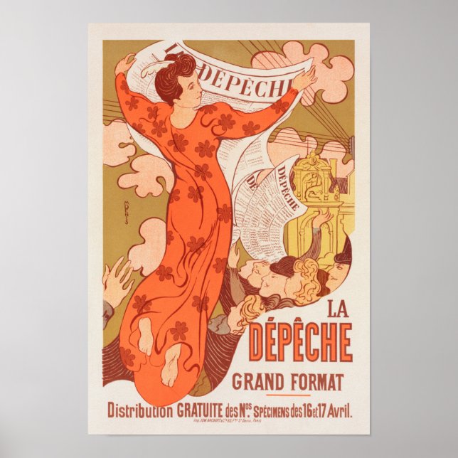 Art Nouveau Poster (Vorne)