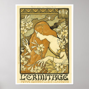 Art Nouveau Poster Design Poster 13x18