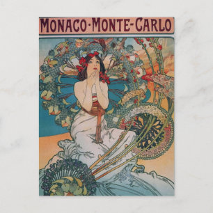 Art Nouveau Poster Postkarte