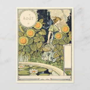 Art Nouveau Postkarte