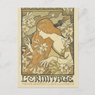 Art Nouveau Postkarten - L'ermitage
