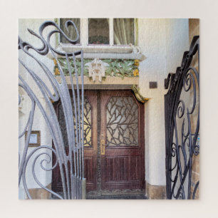 Art Nouveau Prag Door Puzzle