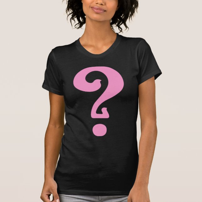 Art Nouveau Question Mark T-Shirt (Vorderseite)