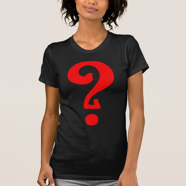 Art Nouveau Question Mark T-Shirt (Vorderseite)