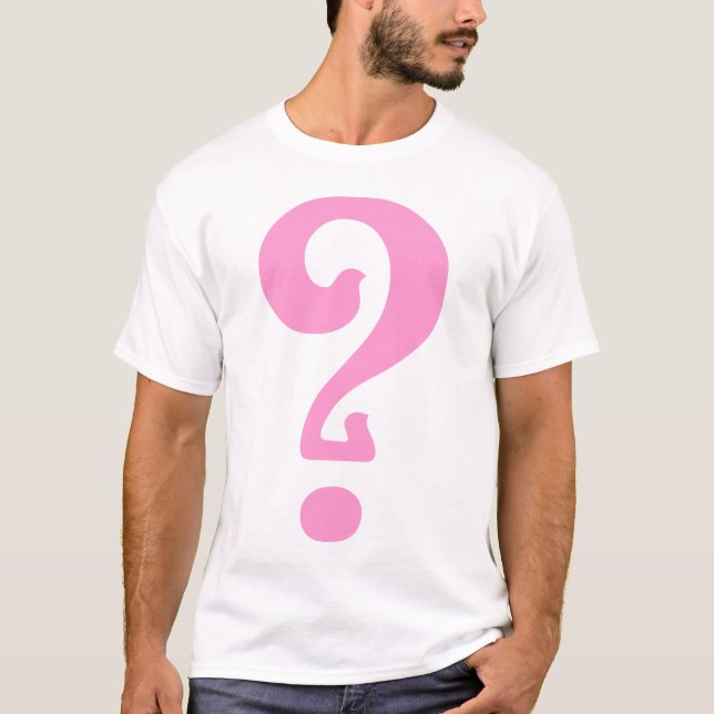 Art Nouveau Question Mark T-Shirt (Vorderseite)
