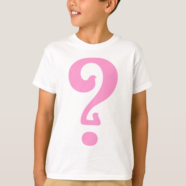 Art Nouveau Question Mark T-Shirt (Vorderseite)