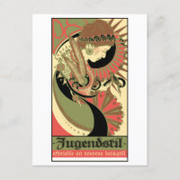 Art Nouveau, Restaurant, Vintage Werbung
