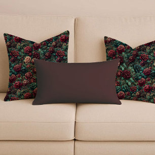 Art Nouveau Rose Maximalist Türkis Kissenhülle Kissen
