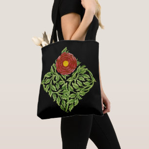 Art Nouveau Rote Rose De Morgan
