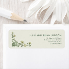 Art Nouveau Sage Botanical Floral return