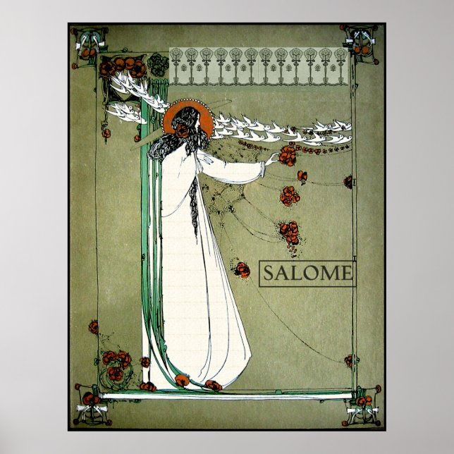 Art Nouveau Salome Poster (Vorne)