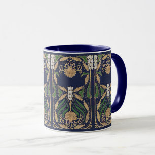 Art Nouveau Seashells Tasse