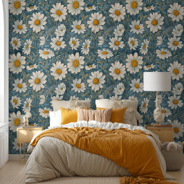 Art Nouveau Shasta Daisies Tapete