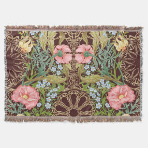 Art Nouveau Style Floral: Farbiges Vintages Muster Decke