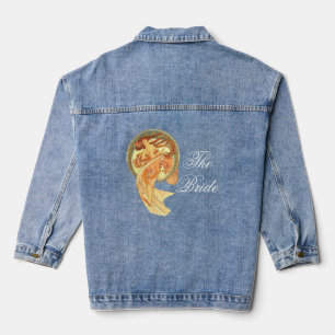 Art Nouveau Tanz Braut Hochzeit Jeansjacke