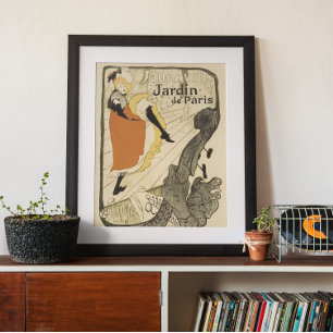 Art Nouveau Tänzerin Jane Avril, Toulouse Lautrec Poster