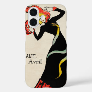 Art Nouveau Tänzerin Jane Avril von Toulouse Lautr iPhone 16 Hülle
