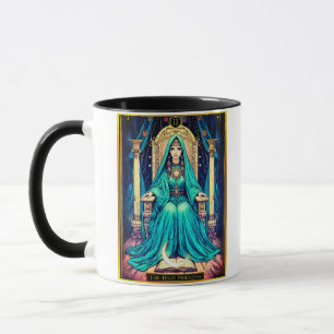 Art Nouveau Tarot, die Hohepriesterin Tasse