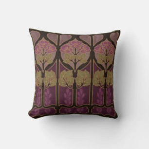 Art Nouveau Throw Kissen
