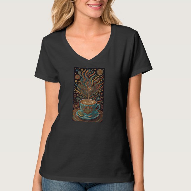 Art Nouveau Topiary Magic Kaffee Chai Tee (Vorderseite)