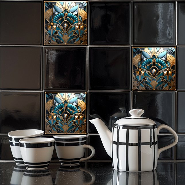 Art Nouveau Vintag Fliese (Von Creator hochgeladen)