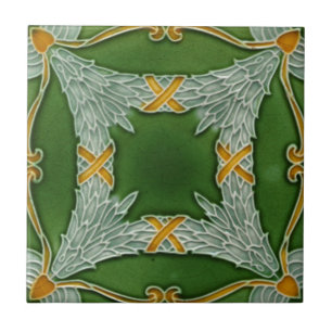 Art Nouveau Vintage Design Akzentfliese Fliese