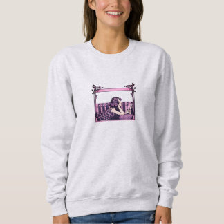 Art Nouveau Vintage reader Sweatshirt