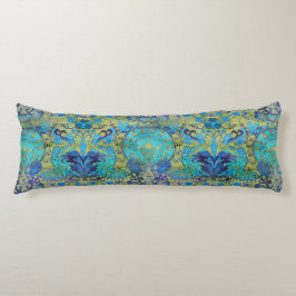 Art Nouveau William Morris 1970s Retro Reversible Seitenschläferkissen