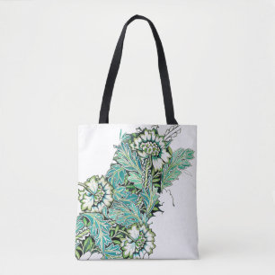 Art nouveau william morris anemonen blumenmuster