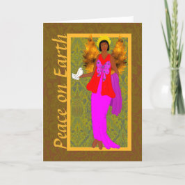 Art Nouveau William Morris Weihnachtskarte Dankeskarte