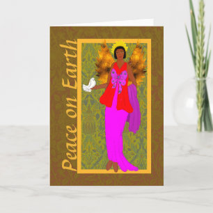 Art Nouveau William Morris Weihnachtskarte Dankeskarte