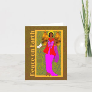 Art Nouveau William Morris Weihnachtskarte Dankeskarte