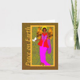 Art Nouveau William Morris Weihnachtskarte Dankeskarte