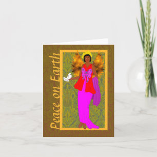 Art Nouveau William Morris Weihnachtskarte Dankeskarte