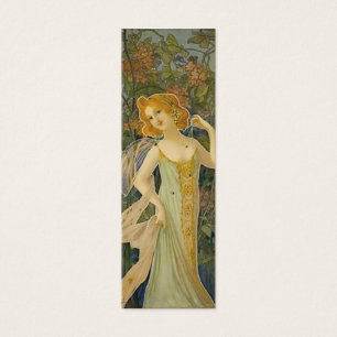 Art Nouveau Woman Lesezeichen