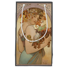 Art Nouveau Woman Mucha Beautiful Kleine Geschenktüte