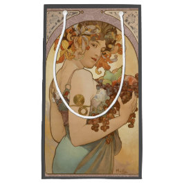 Art Nouveau Woman Mucha Beautiful Kleine Geschenktüte
