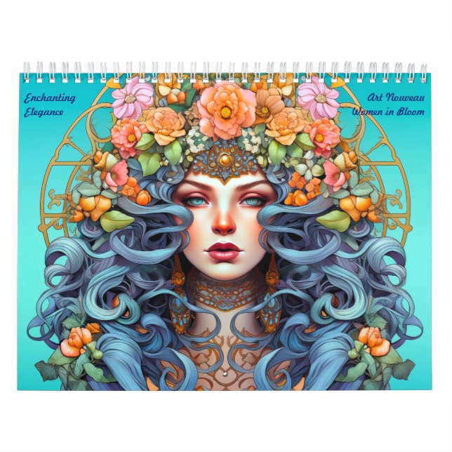 Art Nouveau Women in Bloom Kalender (Titelbild)