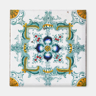 Art Nouveau's Majolica Tiles Magnet