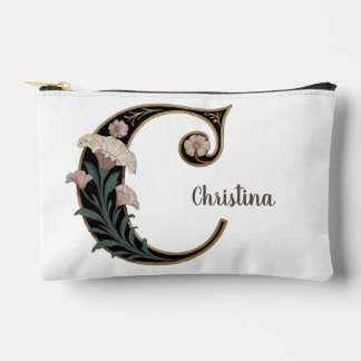 Art Nuevo Schwarze Blumenschrift C Accessoire Tasc Zubehörtasche