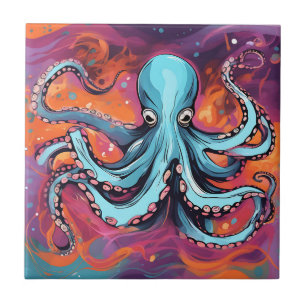 Art Octopus Dream Fliese