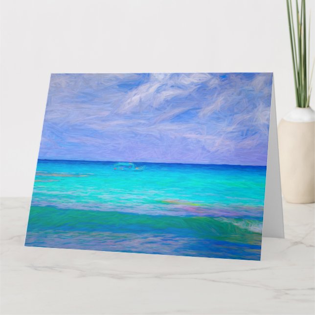 Art of Caribbean Blue Sea Karte (Vorderseite)