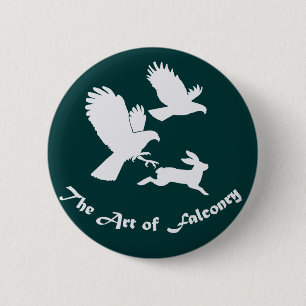 Art of Falconry - Harris Hawks Button